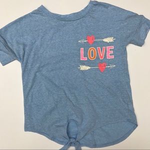 🔥Girls Love blue top size 7/8